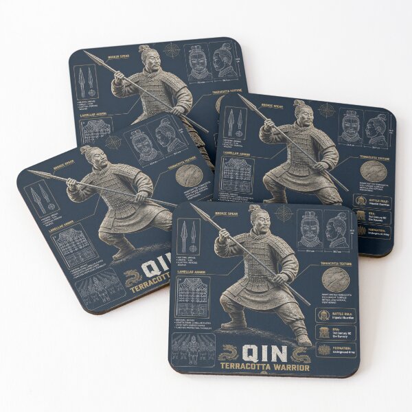 Item preview, Qin Terracotta Warrior Blueprint Art designed and sold by SunnyDesign82.