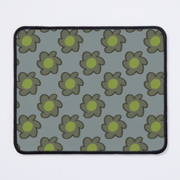 Item preview, Muted Olive Green Daisy Seamless Pattern Retro Floral designed and sold by CaramelCo.