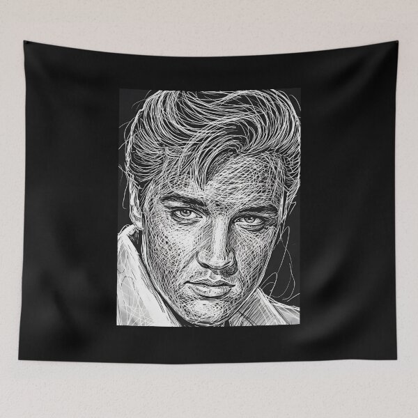 Item preview, Elvis Presley Scribel Art designed and sold by stoppedonlin.