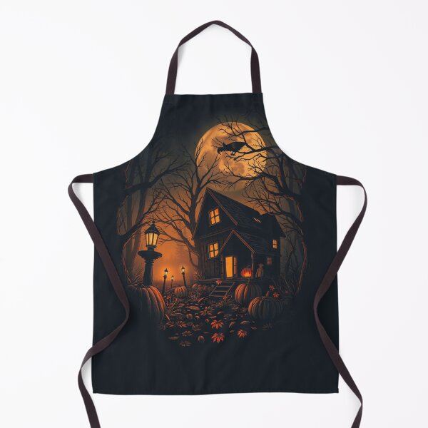 Item preview, Vintage Haunted Cabin Pumpkin Halloween designed and sold by ERODED SELF.