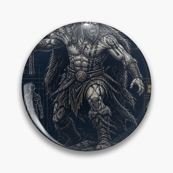 Item preview, Berserker Blueprint Warrior Art designed and sold by SunnyDesign82.