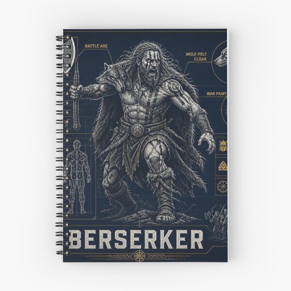 Item preview, Berserker Blueprint Warrior Art designed and sold by SunnyDesign82.