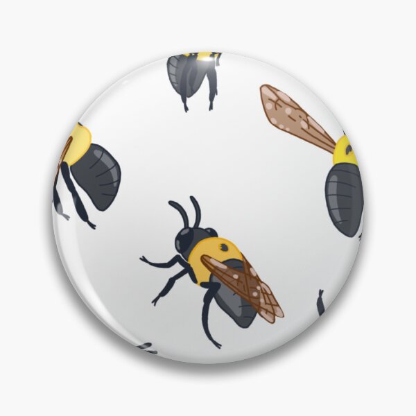 Item preview, carpenter bees (Xylocopa spp.) (this one's known as the big booty bee) designed and sold by Ravioli-is-good.