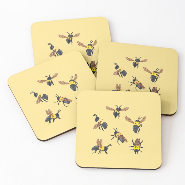 Item preview, carpenter bees (Xylocopa spp.) (this one's known as the big booty bee) designed and sold by Ravioli-is-good.