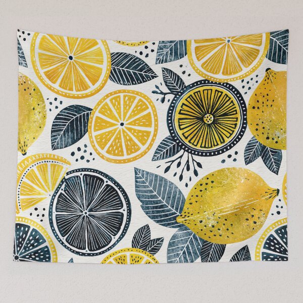 Item preview, Citrus Seamless Pattern | Modern Lemon & Orange Botanical Design | Hand-Drawn Fruit Illustration | Summer Kitchen Decor designed and sold by Kybruno's Creations.