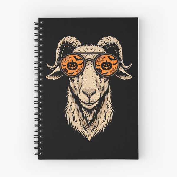 Item preview, Halloween Goat Pumpkin Glasses Funny Retro Farmer Gift Idea designed and sold by Anime-Nomad.