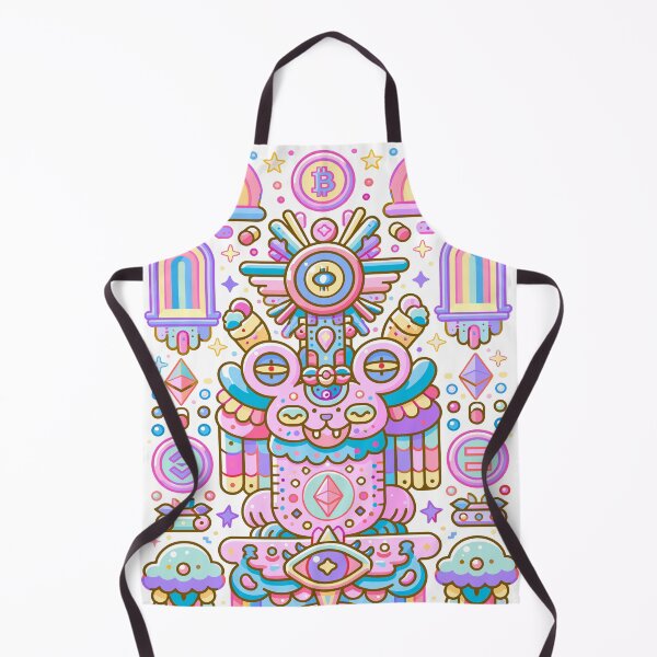 Item preview, Mystical Digital Creature Pastel Rainbow World designed and sold by Romgora.