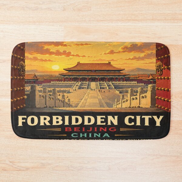 Item preview, Forbidden City Imperial Palace Poster | Historic Beijing Landmark | China Wall Art designed and sold by GnuArt.