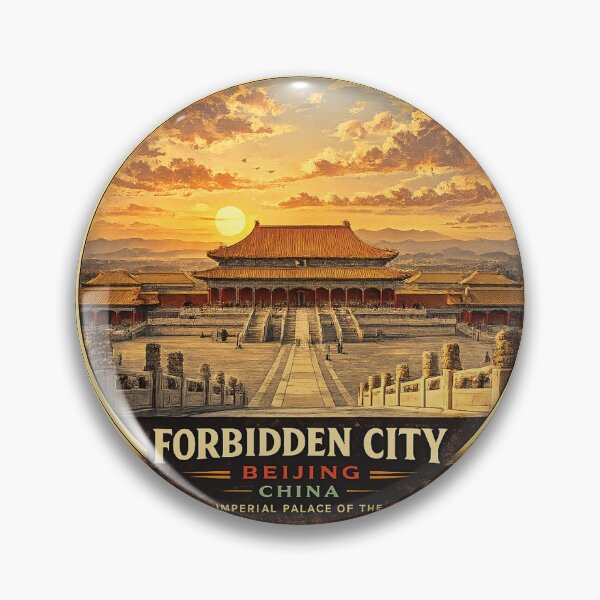 Item preview, Forbidden City Imperial Palace Poster | Historic Beijing Landmark | China Wall Art designed and sold by GnuArt.
