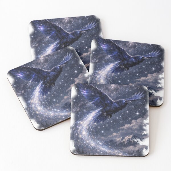 Item preview, Comet Raven - Herald of the Night Sky designed and sold by ANNART1602.