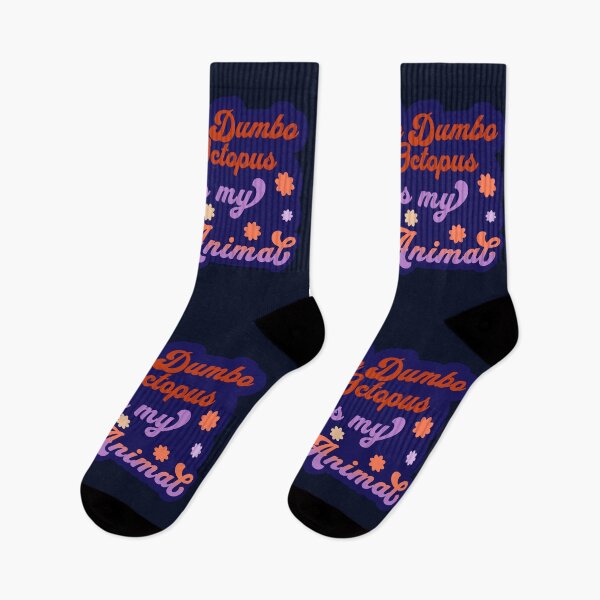 Item preview, The Dumbo Octopus is my Spirit Animal Retro Groovy Deep Blue designed and sold by glowvim.
