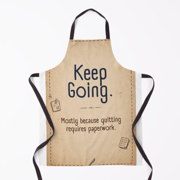 Item preview, Keep Going Quitting Requires Paperwork Funny Office Design designed and sold by MyE Trendz.
