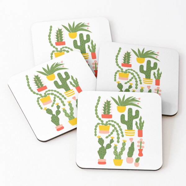Item preview, Colorful Potted Cactus and Succulent Collection designed and sold by haloochichi.