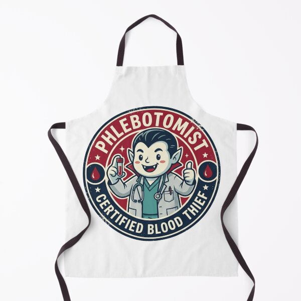 Item preview, Phlebotomist Certified Blood Thief Vampire designed and sold by Yakechstd.