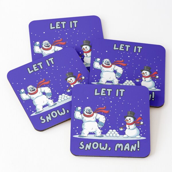 Item preview, Abominable Snowman Snowball Fight - Let It Snow Man designed and sold by Marlette LLC.