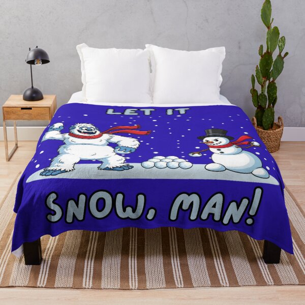 Item preview, Abominable Snowman Snowball Fight - Let It Snow Man designed and sold by Marlette LLC.