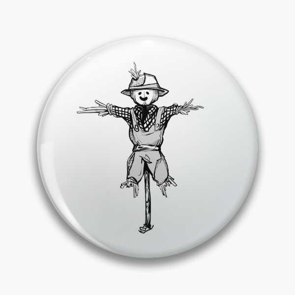Item preview, Hand Drawn Cute Scarecrow  designed and sold by amidst-no-whale.