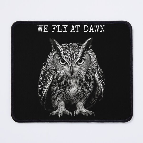 Item preview, Halloween We Fly At Dawn Spooky Owl Bird Lover designed and sold by Anime-Nomad.