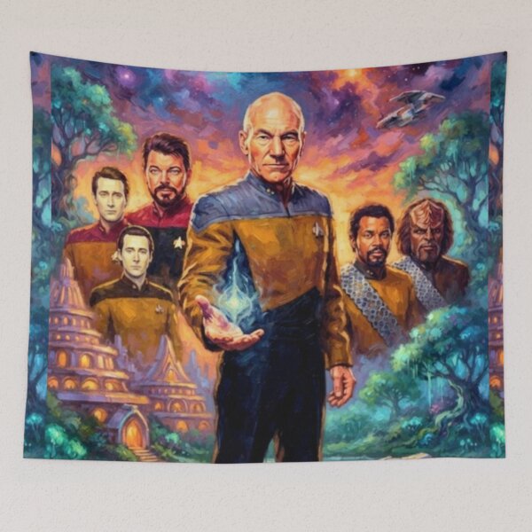 Item preview, Star Trek Insurrection Sci-Fi Fine Art Tribute designed and sold by Art's Diner.