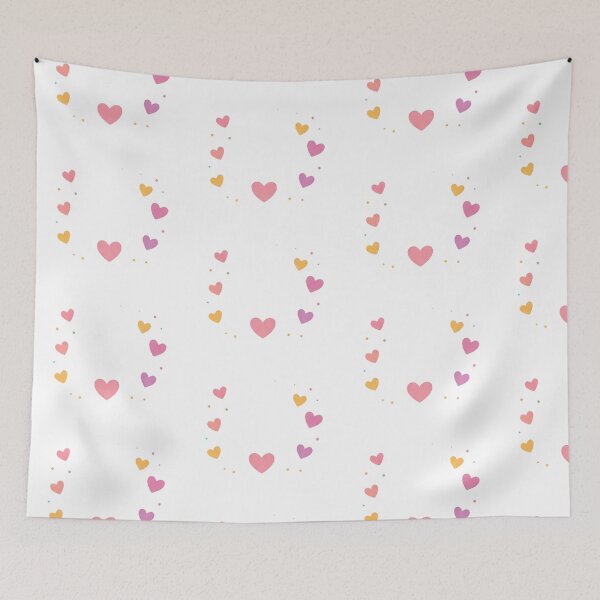 Item preview, Pastel Hearts Frame Wreath Cute Sparkles Aesthetic designed and sold by Rehnair.