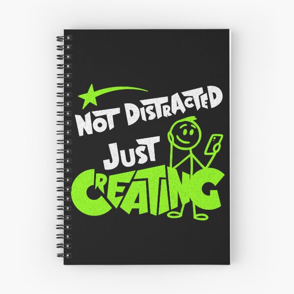 Item preview, Not Distracted Just Creating – Funny Content Creator Quote designed and sold by America Mowa.