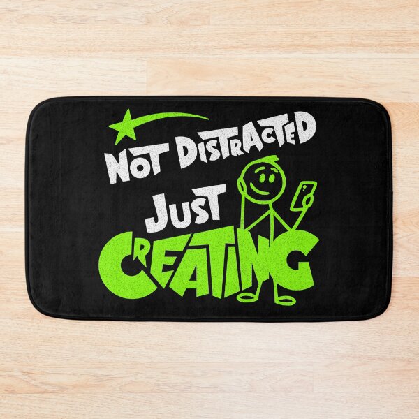 Item preview, Not Distracted Just Creating – Funny Content Creator Quote designed and sold by America Mowa.