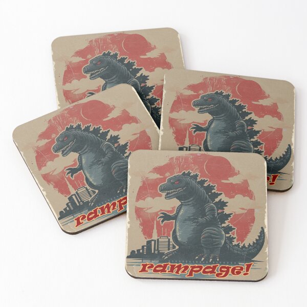 Item preview, Rampage Monster in Antique Look, Vintage Japanese Retro Classic designed and sold by redstar19.
