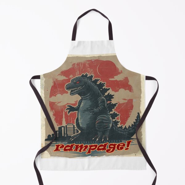 Item preview, Rampage Monster in Antique Look, Vintage Japanese Retro Classic designed and sold by redstar19.