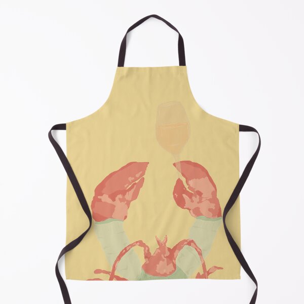 Item preview, Lobster holding wine glass designed and sold by Alliebarnes.
