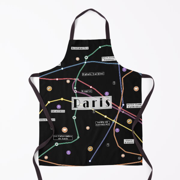 Item preview, Paris city metro explorer map France designed and sold by oliver polanski.