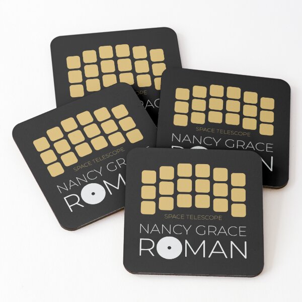 Item preview, Nancy Grace Roman Space Telescope Gold Primary Mirror Grid Science Graphic designed and sold by KiwiRider.
