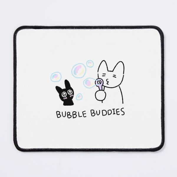 Item preview, Cute Bubble Cat Sticker | Bubble Buddies Kawaii Cat | Whimsical Wholesome Illustration designed and sold by lazydayz16.