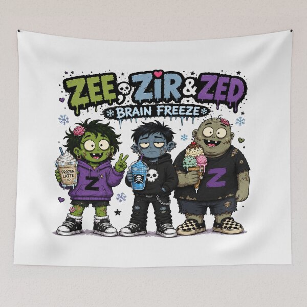 Item preview, Zee Zir and Zed Brain Freeze designed and sold by Kaideah.
