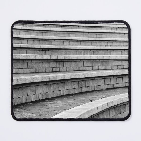 Item preview, Empty Curved Stone Steps Of An Outdoor Amphitheater In Monochrome Showing Repetition And Texture designed and sold by Nmallia.