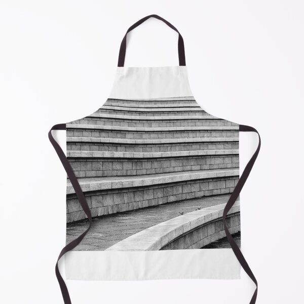 Item preview, Empty Curved Stone Steps Of An Outdoor Amphitheater In Monochrome Showing Repetition And Texture designed and sold by Nmallia.