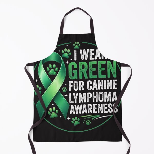 Item preview, I Wear Green for Canine Lymphoma Awareness | Dog Cancer Awareness Green Ribbon | Dog Mom & Dog Dad Support Gift designed and sold by Spring leafart.