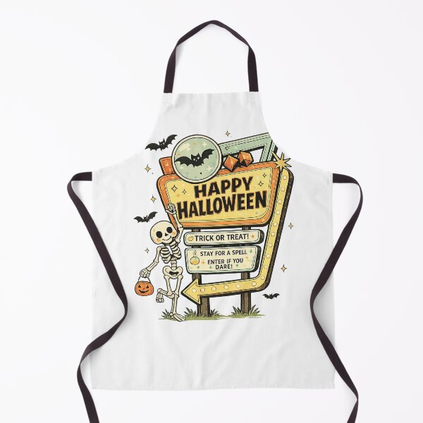 Item preview, Happy Halloween Retro Neon Sign Skeleton Graphic designed and sold by The secret storage room.
