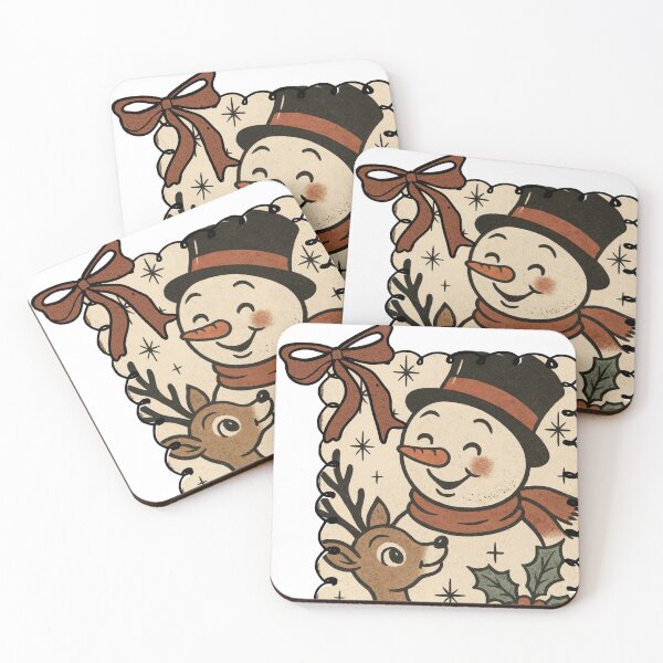 Item preview, Snowman and Reindeer Preppy Doodle Frame designed and sold by TVPS17.