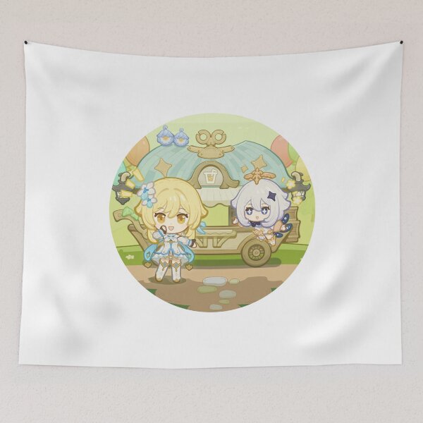 Item preview, Lumine and Paimon designed and sold by Lauwuuh.