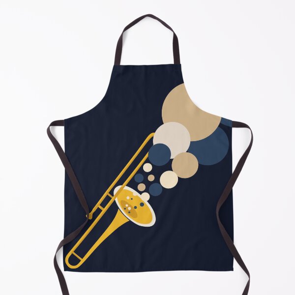 Item preview, Abstract Trombone Music Art | Bauhaus Jazz Print | Mid-Century Modern Brass Instrument Print | Minimalist Geometric Decor designed and sold by Studio pod Burom.