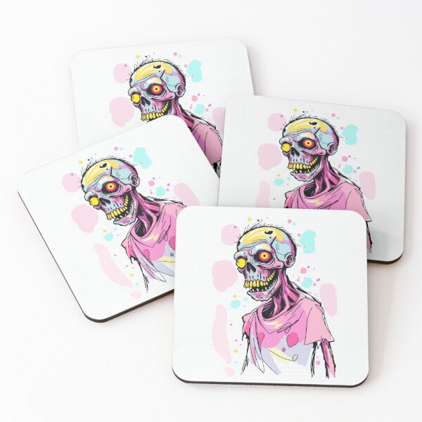Item preview, Pastel Goth Neon Zombie Graphic designed and sold by ERODED SELF.
