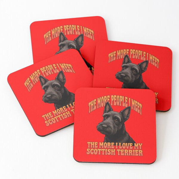 Item preview, The More People I Meet The More I Love My Scottish Terrier designed and sold by fantasticdesign.
