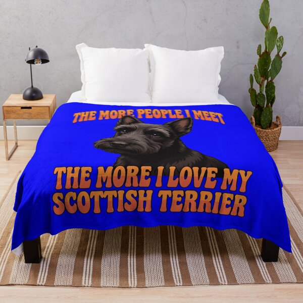 Item preview, The More People I Meet The More I Love My Scottish Terrier designed and sold by fantasticdesign.