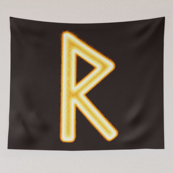 Item preview, Raidho Rune Meaning – Journey, Purpose & Life’s Path | Elder Futhark Design designed and sold by TheSymbolicBlend.