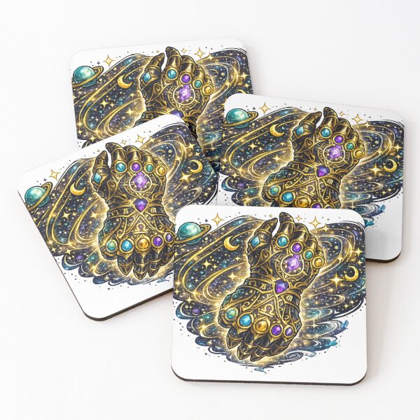 Item preview, Cosmic Gemstone Fantasy Gauntlet Celestial Magic Glove Premium Sticker T-Shirt designed and sold by irfanshikh.