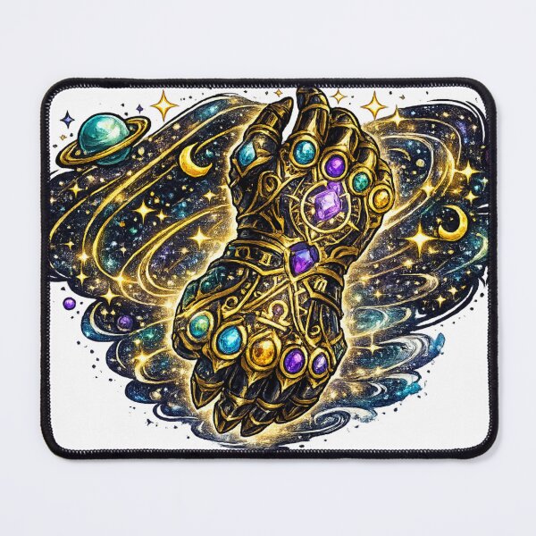 Item preview, Cosmic Gemstone Fantasy Gauntlet Celestial Magic Glove Premium Sticker T-Shirt designed and sold by irfanshikh.
