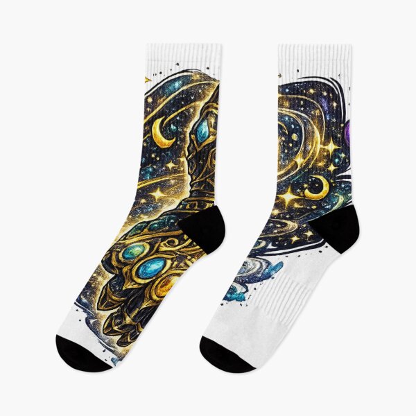 Item preview, Cosmic Gemstone Fantasy Gauntlet Celestial Magic Glove Premium Sticker T-Shirt designed and sold by irfanshikh.