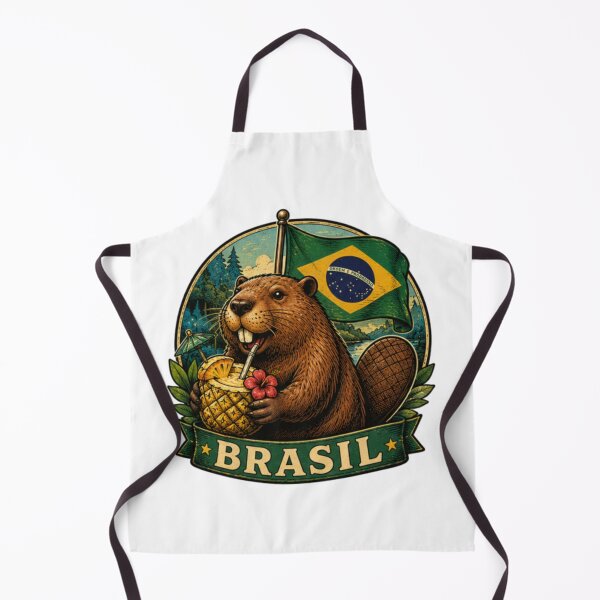 Item preview, Cool Beaver disfrutando de una Piña Colada designed and sold by JonysCreativeDesigns.