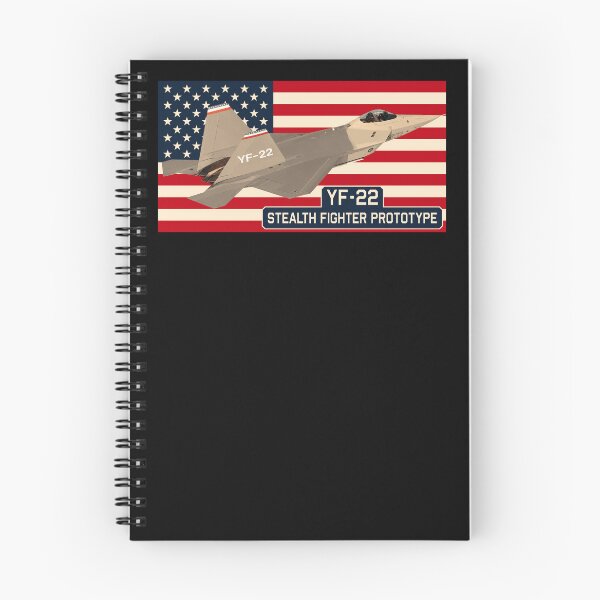 Item preview, YF-22 Stealth Fighter Jet Prototype American Flag designed and sold by MilitaryMart.