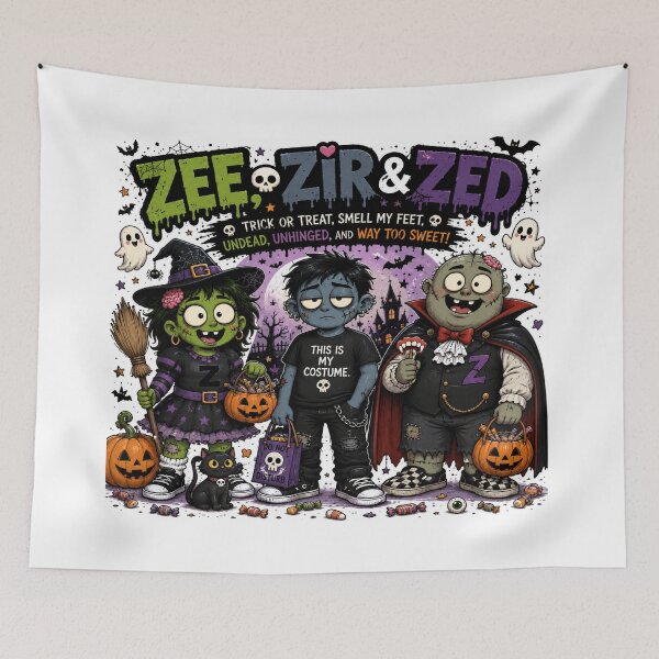 Item preview, Zee Zir and Zed Halloween designed and sold by Kaideah.